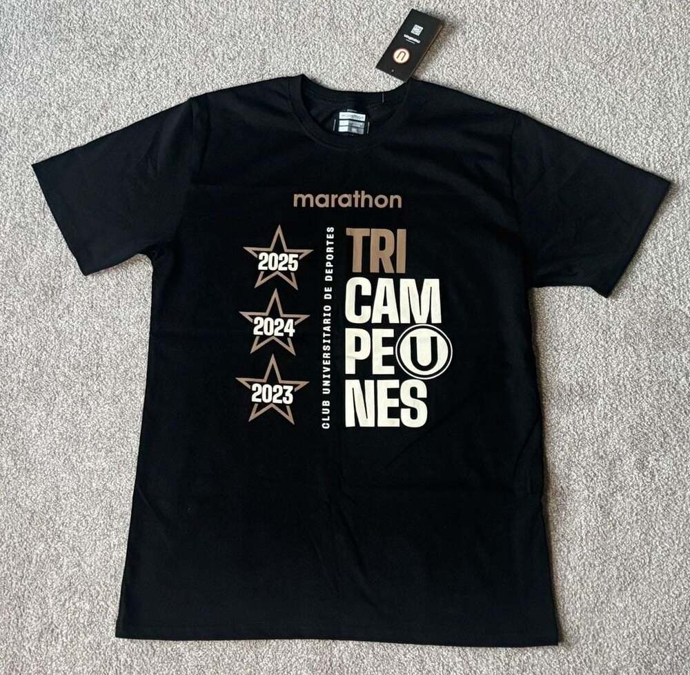 Polo Tricampeón Negro Universitario Marathon MARATHON SPORTS